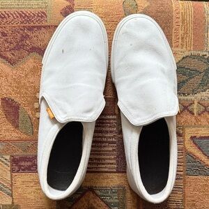 Nike White Slip-On Sneakers